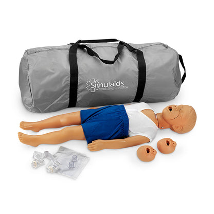 Simulaids Kyle 3-Year-Old CPR Manikin With Carry Bag