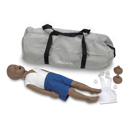 Simulaids Kyle 3-Year-Old CPR Manikin With Carry Bag