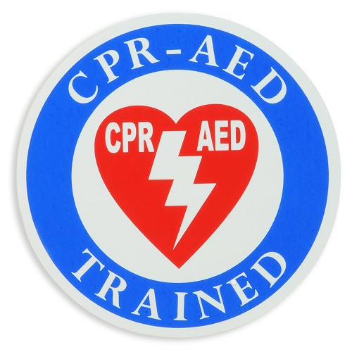 CPR-AED Trained Decal By Defibtech