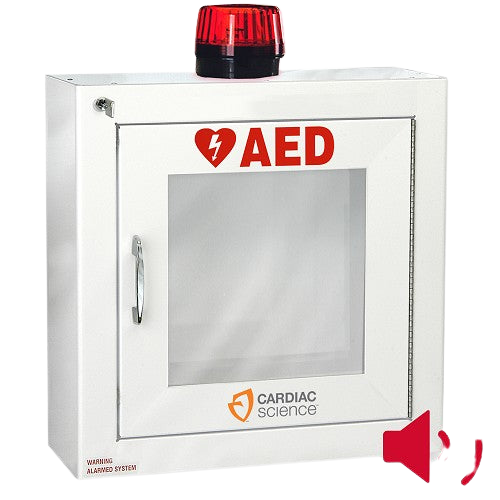 Cardiac Science Standard Size AED Cabinet With Audible Alarm And Strobe Light