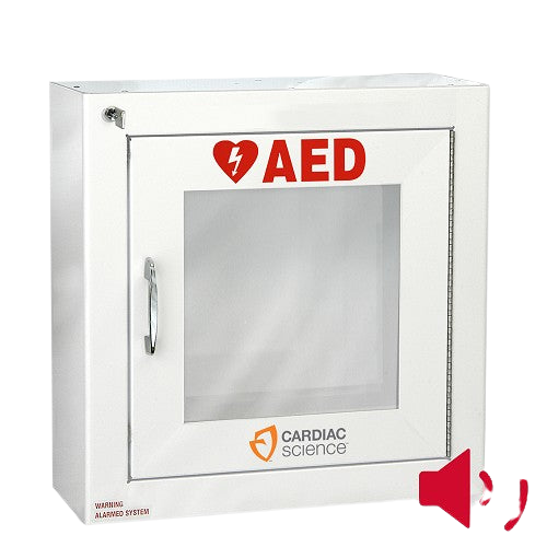 Cardiac Science Standard Size AED Cabinet With Audible Alarm