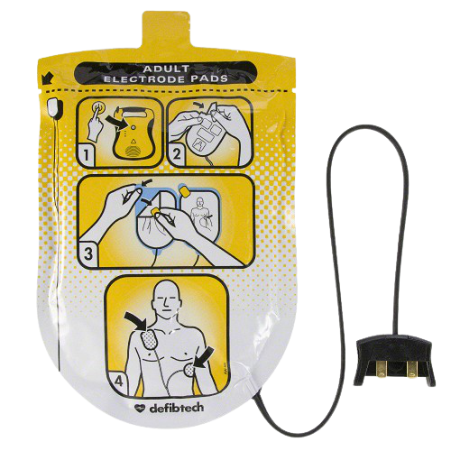 Defibtech Lifeline Or Lifeline AUTO AED Adult Defibrillation Electrode Pads