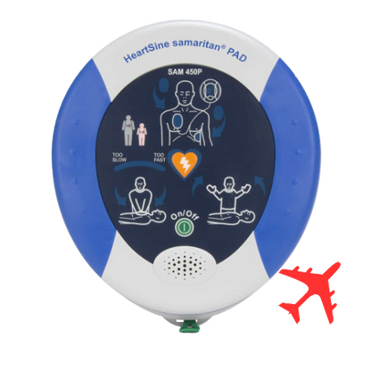 HeartSine Samaritan PAD 450P AED Defibrillator For Aviation