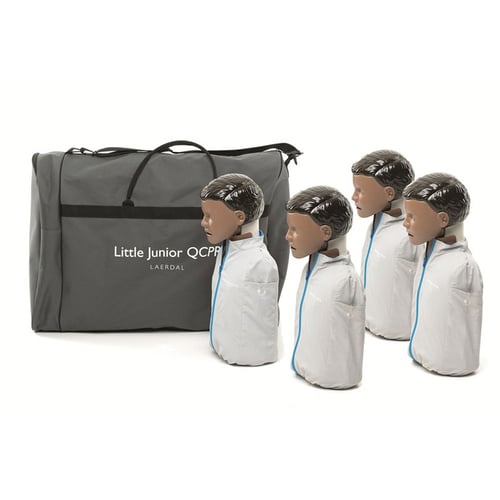 Laerdal Little Dark Skin Junior QCPR Soft Pack With Training Mat