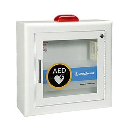 Physio-Control AED Cabinet Surface-Mount With Strobe Light And Audible Alarm