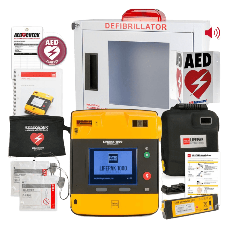 Physio Control Lifepak 1000 AED - Small Business Value Package