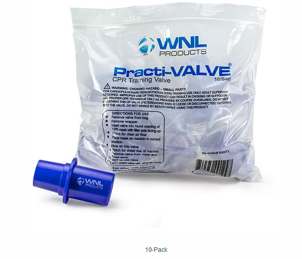 Practi VALVE For CPR Training Valve By WNL Products