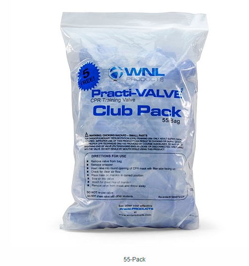 VALVE For CPR Training Valve PackBy WNL Products