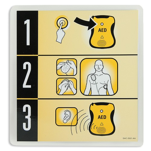 Quick Start Reference Card For Defibtech Lifeline VIEW/ECG/PRO AED