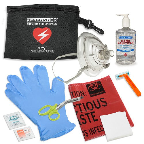 RespondER CPR AED Pack With Mask In Nylon Pouch