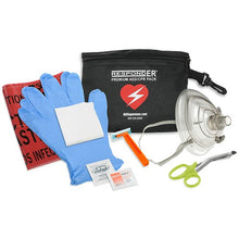 Load image into Gallery viewer, RespondER Premium CPR AED Pack With Mask In Nylon Pouch
