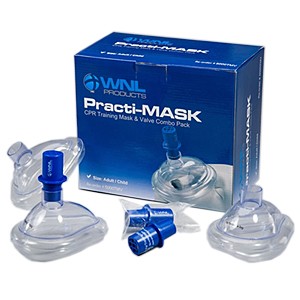 WNL CPR Training Masks And Valve Combo Pack