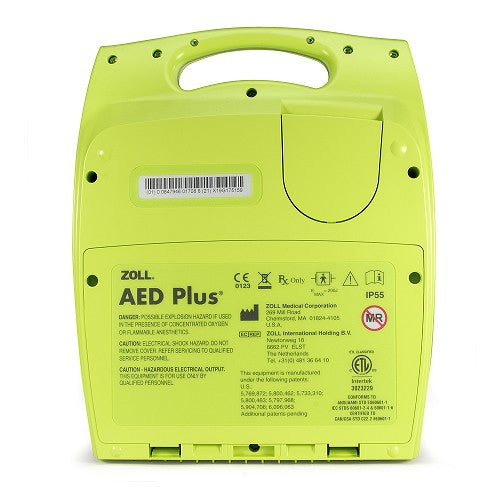 ZOLL AED Plus Defibrillator For Aviation Back Side