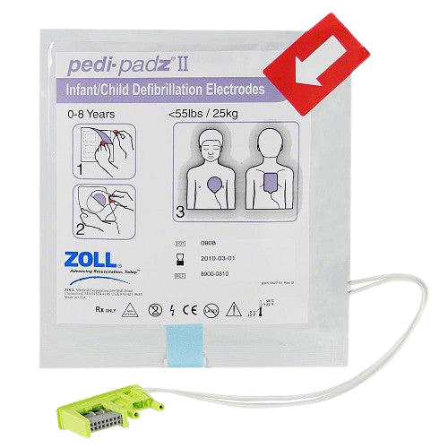 ZOLL Pedi-Padz II, Pediatric Electrode Pads For AEDS