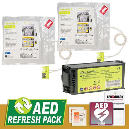 AED Pro with Stat Padz II Refresh Pack ZOLL