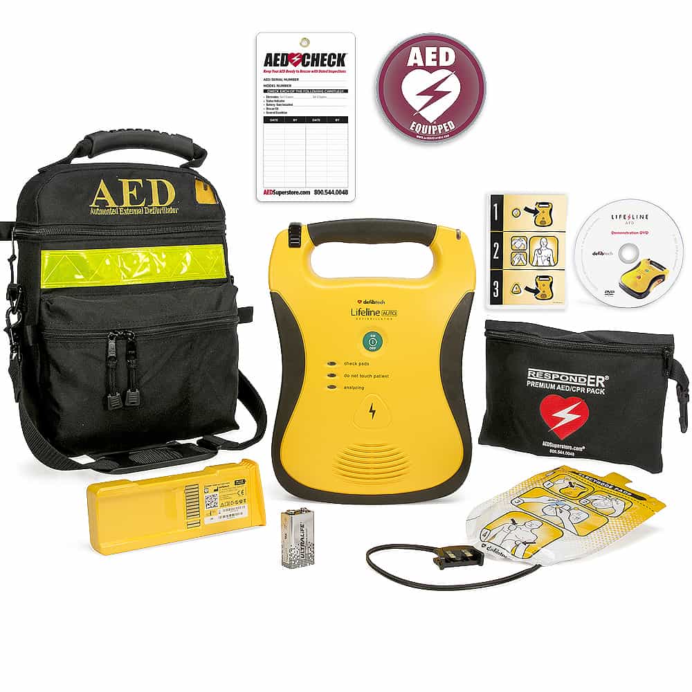 Defibtech Lifeline AUTO AED Defibrillator Pack