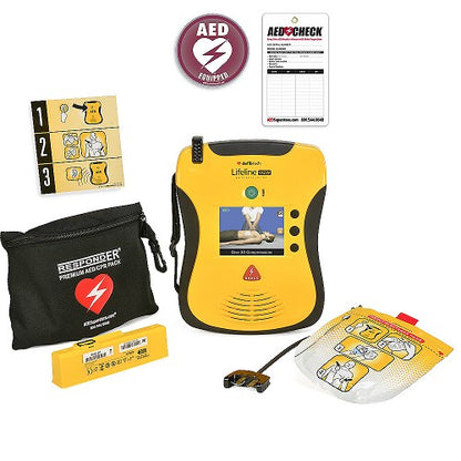 Defibtech Lifeline VIEW/ECG AED Defibrillator Pack