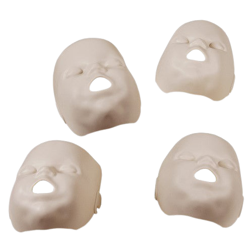 Replacement Face Skins for the Professional Infant Medium Skin Manikin (4-Pack)