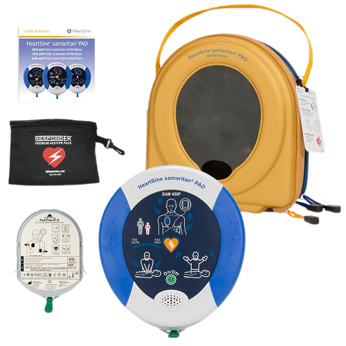 Heartsine Samaritan PAD 450P AED Defibrillator For Aviation Pack