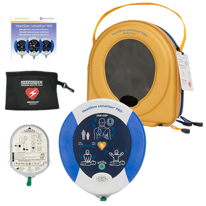 Heartsine Samaritan PAD 450P AED Defibrillator For Aviation Pack