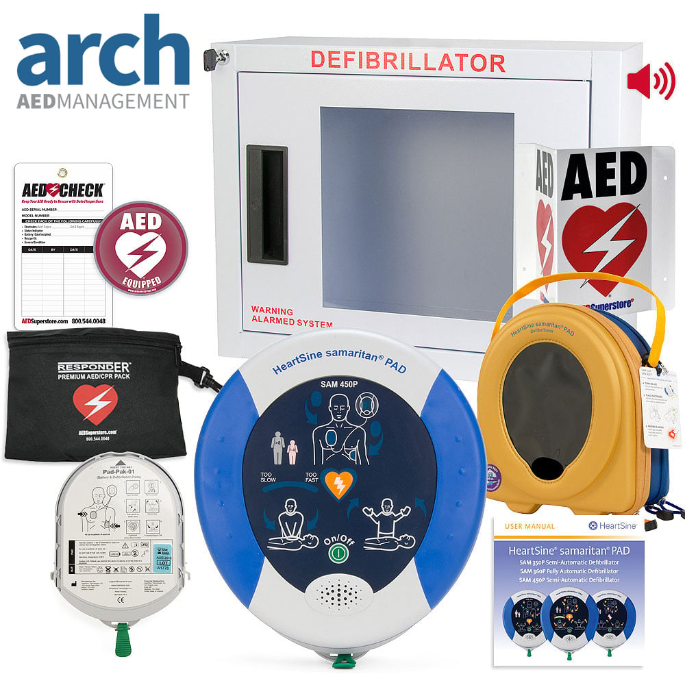 Heartsine samaritan Adult PAD 450P AED Corporate Value Package