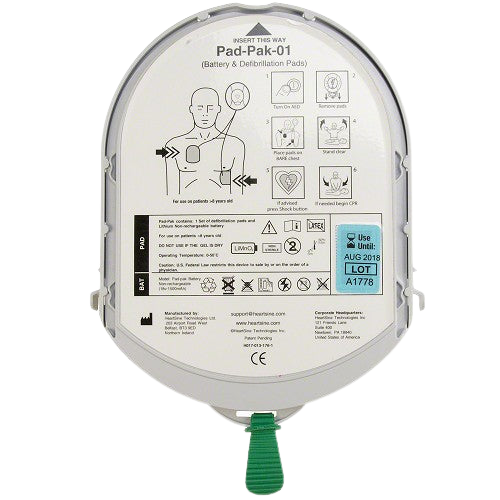 Heartsine Samaritan Electrodes PAD Adult PAD-PAK