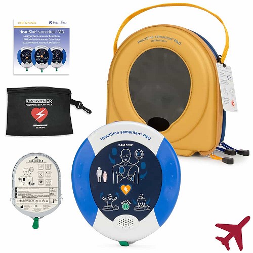 Heartsine Samaritan PAD 350P/360P AED Defibrillator For Aviation Pack