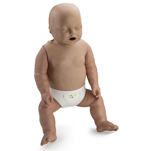 Infant Dark Skin Manikin 4-Pack with CPR Monitor