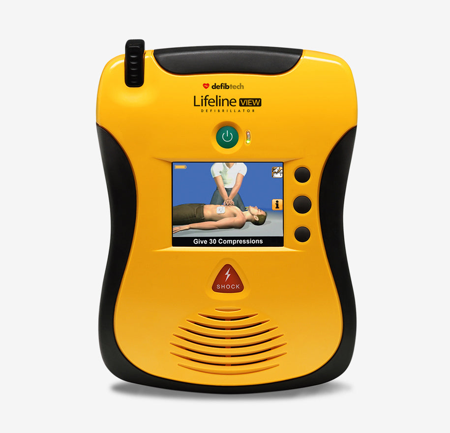 Lifeline VIEW/ECG AED Defibrillator By Defibtech