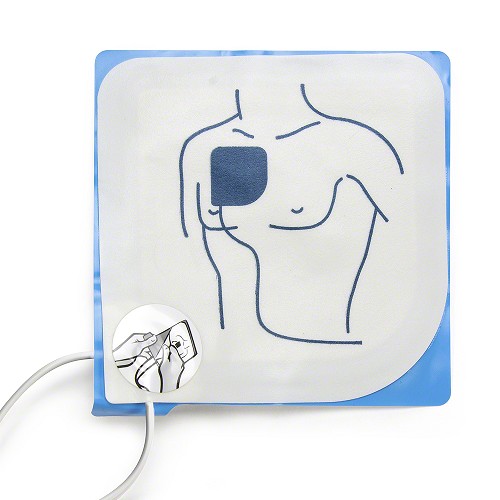 Polarized Adult Defibrillation Electrode Pads