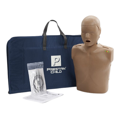 Child Dark Skin Manikin Single with CPR Monitor