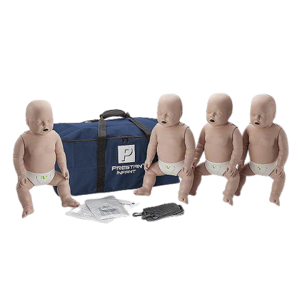 Infant Medium Skin Manikin 4-Pack with CPR Monitor