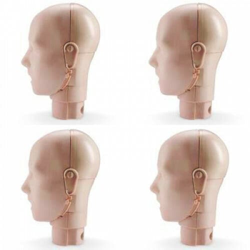 Prestan Jaw Thrust Professional Adult Medium Skin Manikin Pack