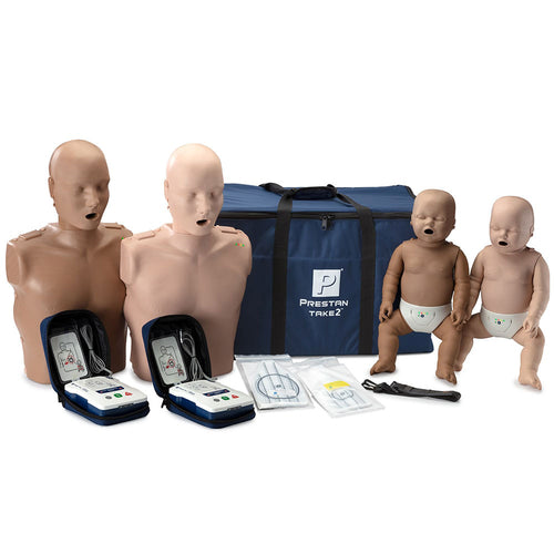 Manikin Professional TAKE2 Manikins Diversity Kit w/CPR Monitors and AED Trainers Package
