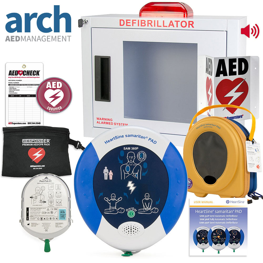 samaritan PAD 360p AED Corporate Value Package By Heartsine