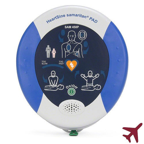 Samaritan PAD 450P AED Defibrillator For Aviation By HeartSine