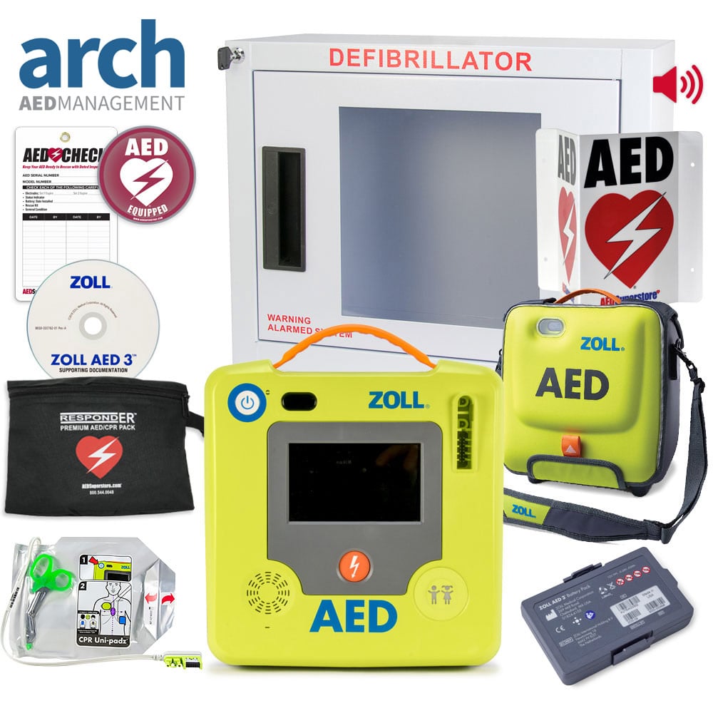 ZOLL AED 3 Corporate Value Package Alarm Cabinet