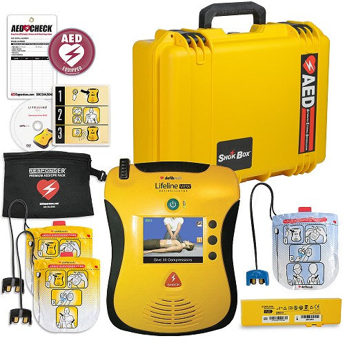 Defibtech Lifeline VIEW/ECG AED Mobile Responder Value Package