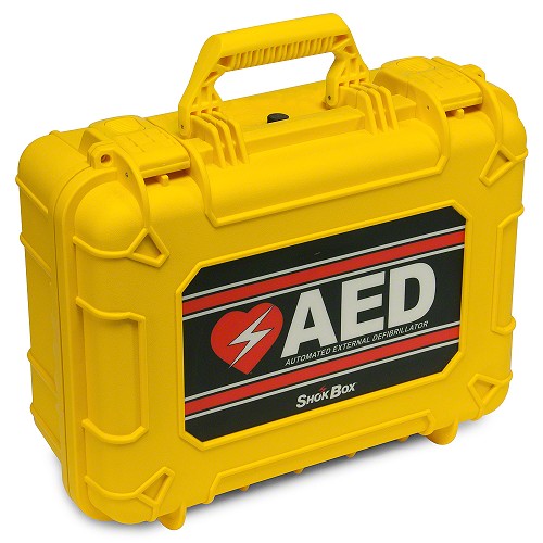 Shok Box Watertight Hard Carry Case For The Defibtech Lifeline Or Lifeline AUTO AED