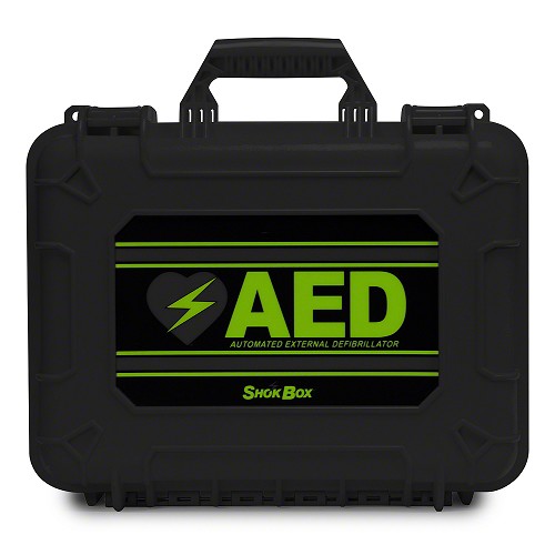 Shok Box Watertight Hard Carry Case For The Defibtech Lifeline Or Lifeline AUTO AED